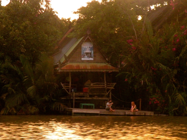 bodhi villa kampot sunset boat cruise