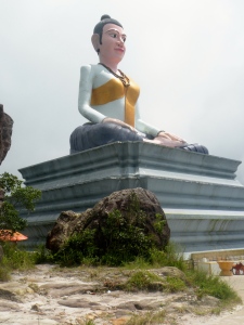 Giant Buddha Bokor Mountain Cambodia